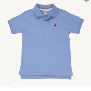 EUC. TBBC Prim and Proper Polo in Barbados Blue. Size 3T.